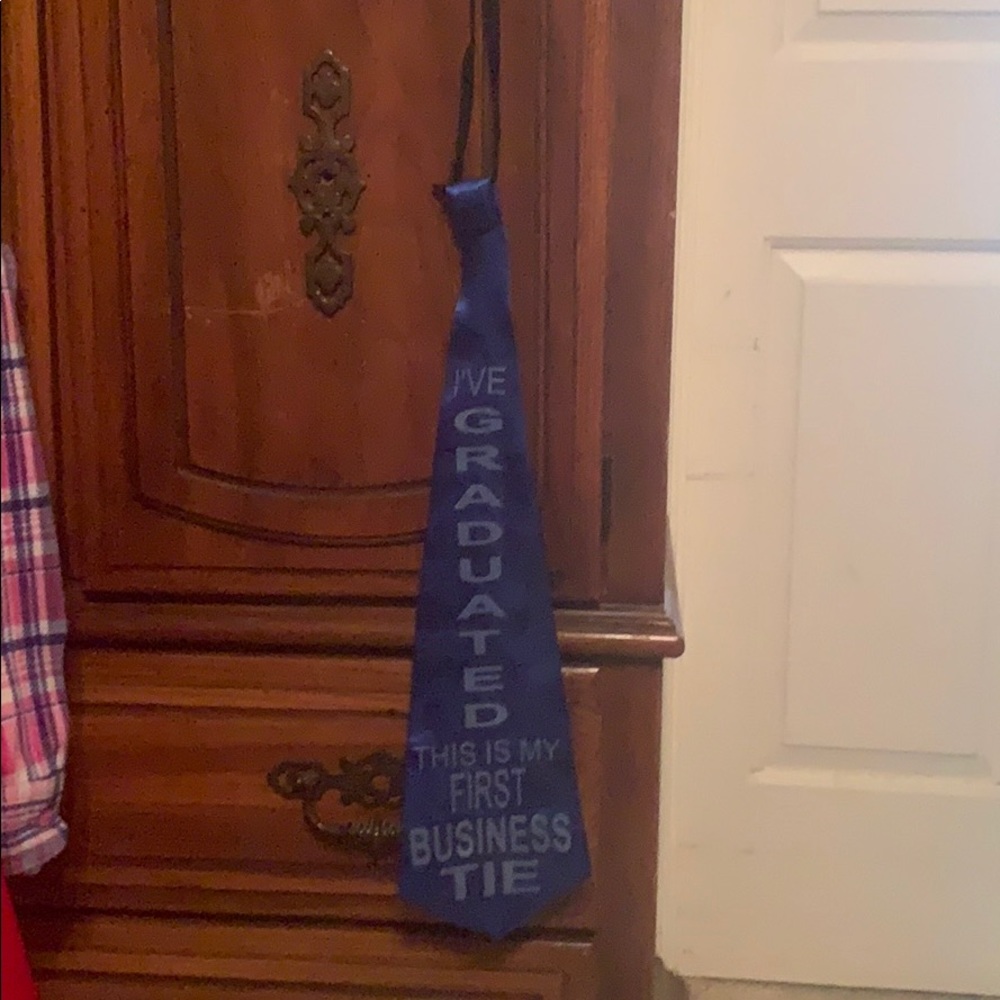 “I’ve Graduated” First Business Tie GAG GIFT